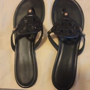 Tory Burch Black Miller Sandals